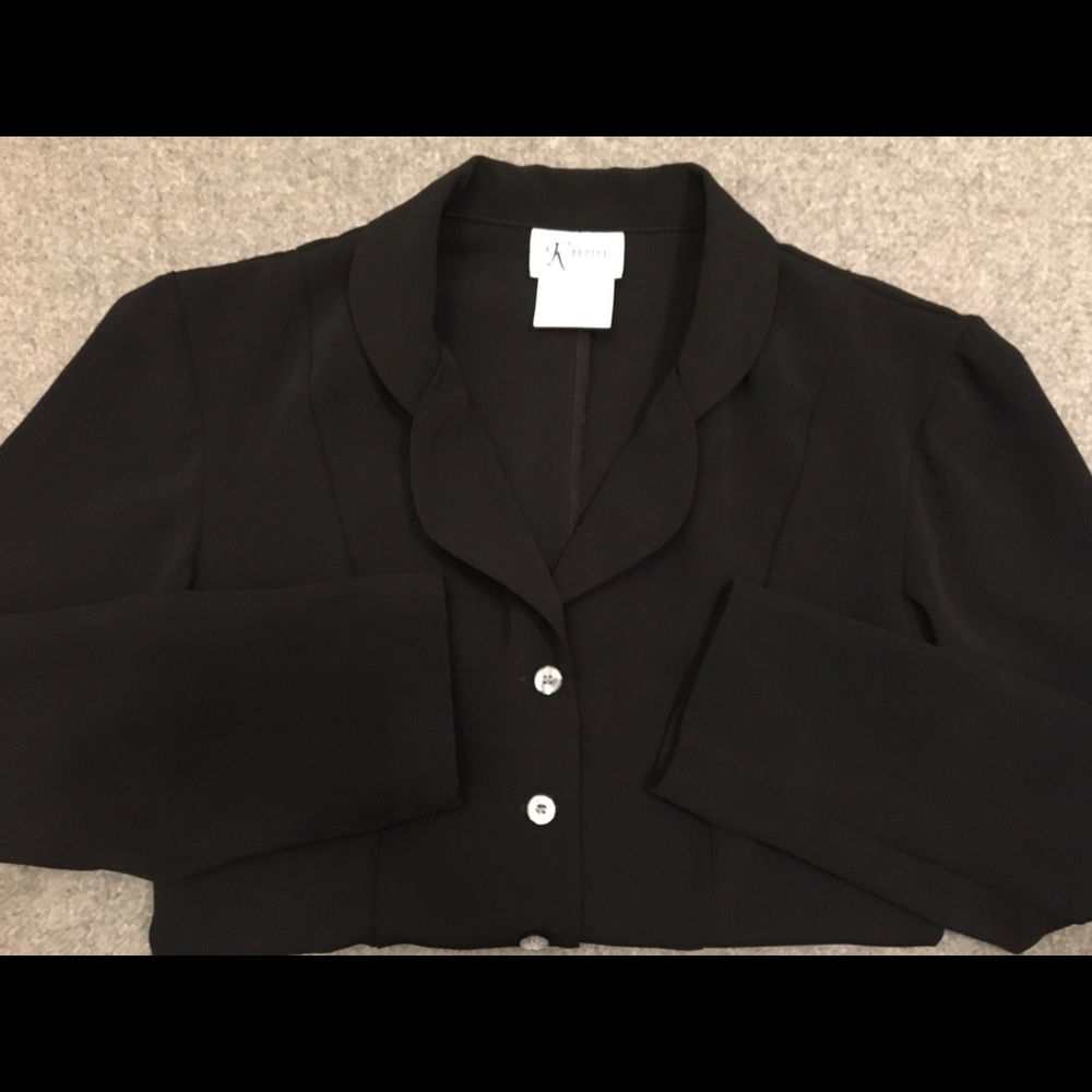 K Petite Black Blazer